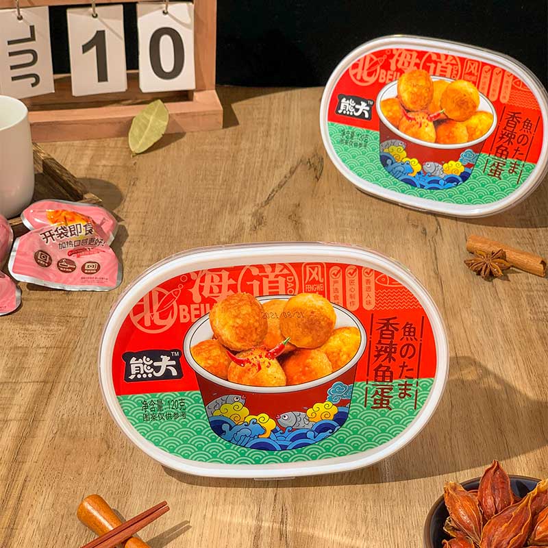 120g香辣鱼蛋