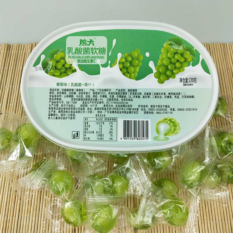 220g葡萄味乳酸菌软糖