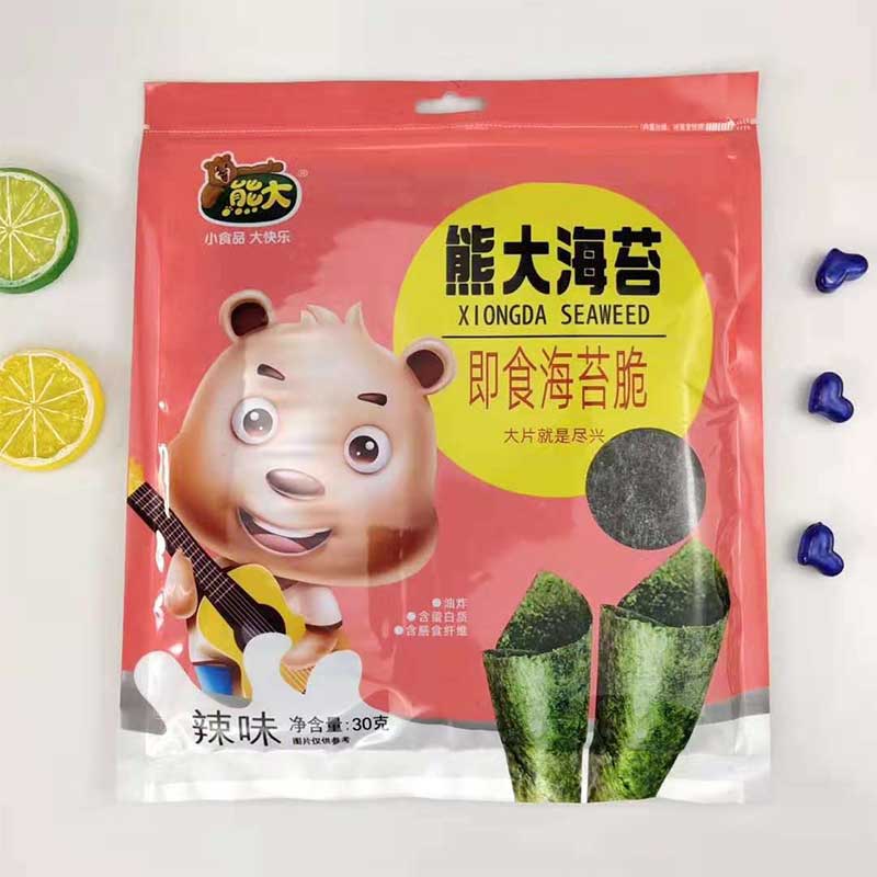 30g辣味即食海苔脆