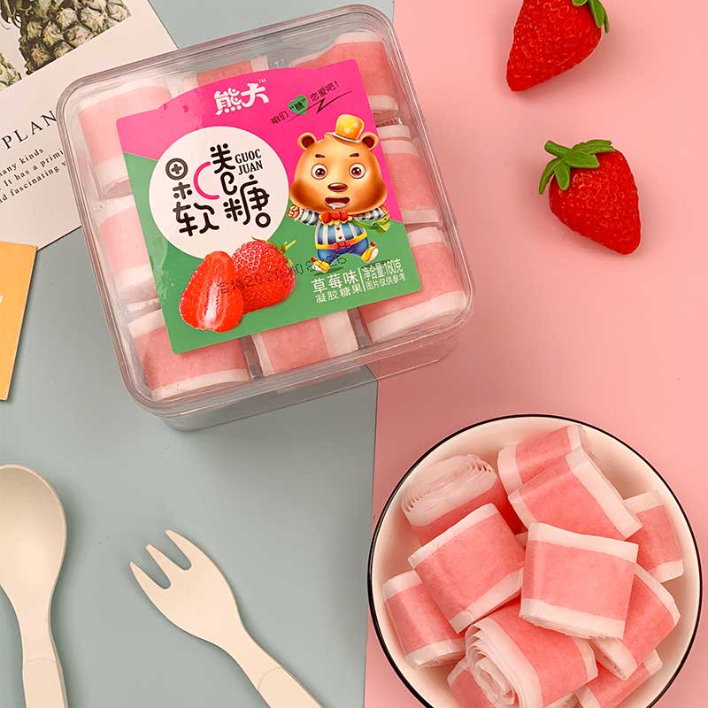 160g草莓味果C卷软糖