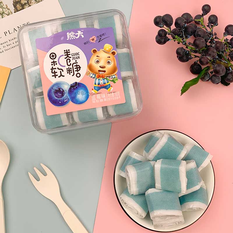 160g蓝莓味果C卷软糖