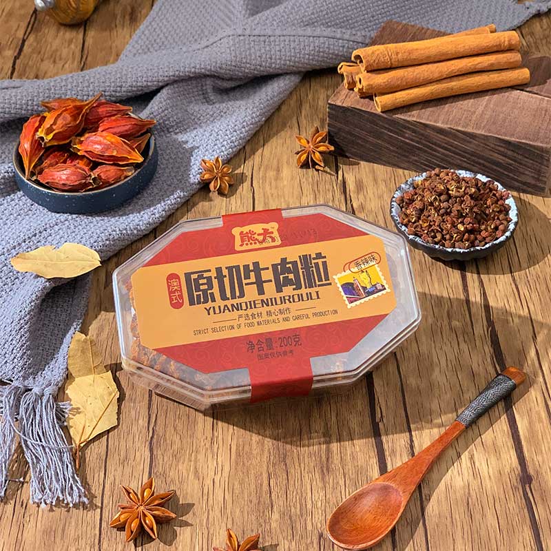 200g香辣味原切牛肉粒