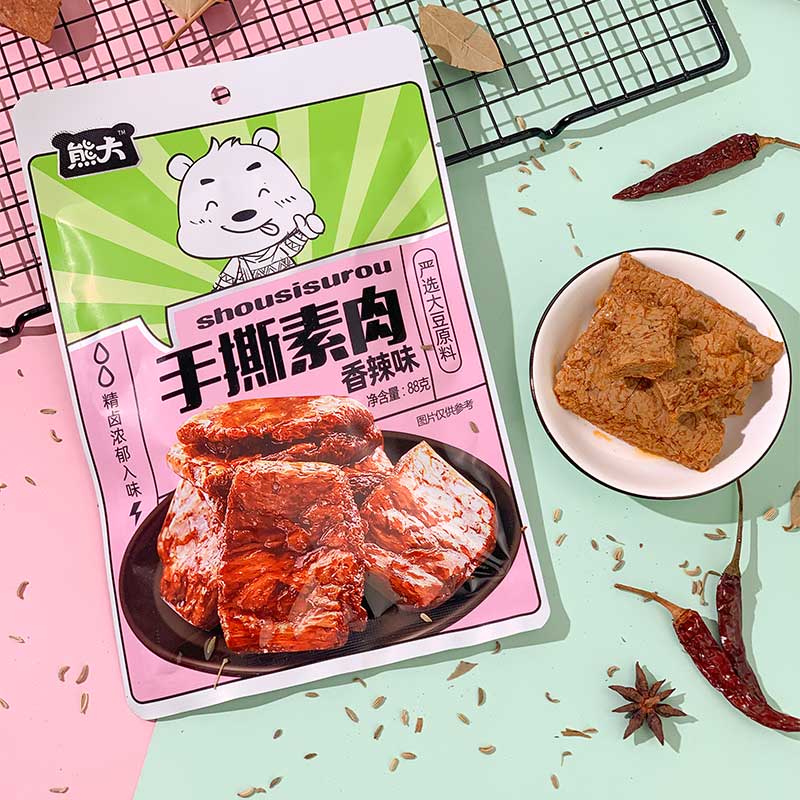 88g香辣味手撕素肉