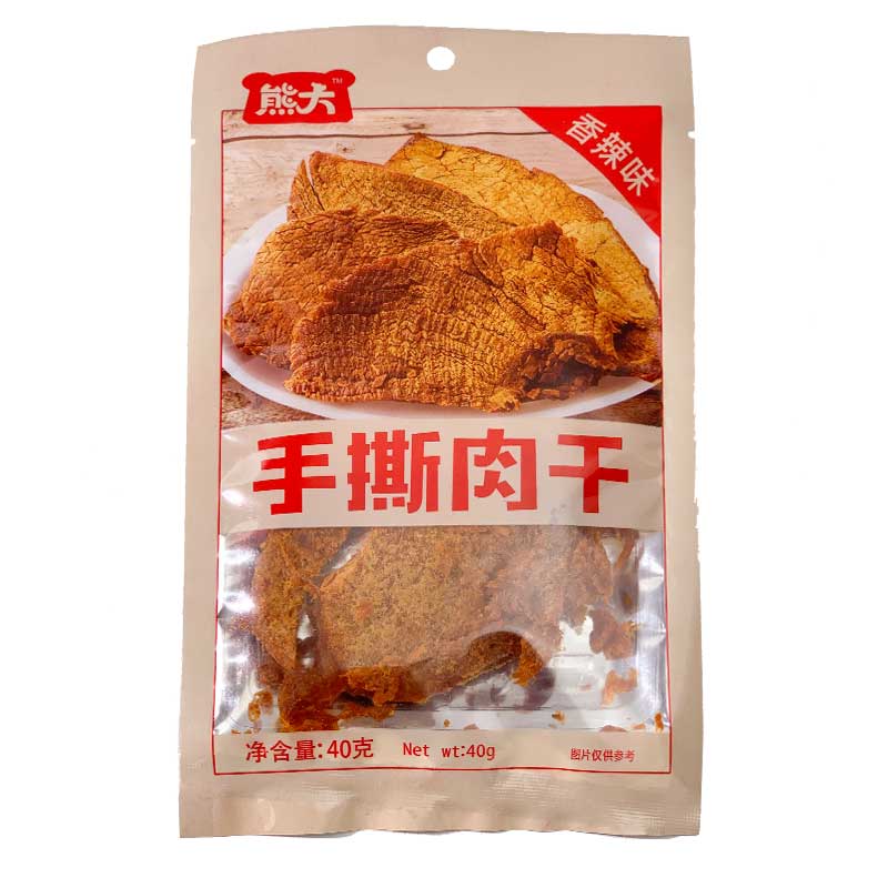 40g香辣味手撕肉干