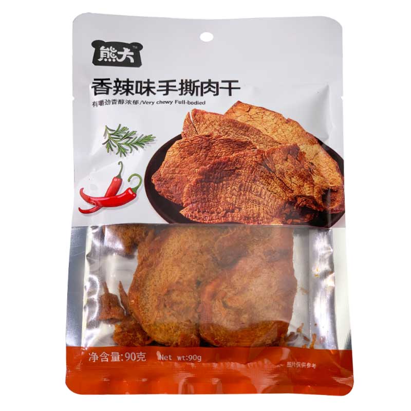 90g香辣味手撕肉干