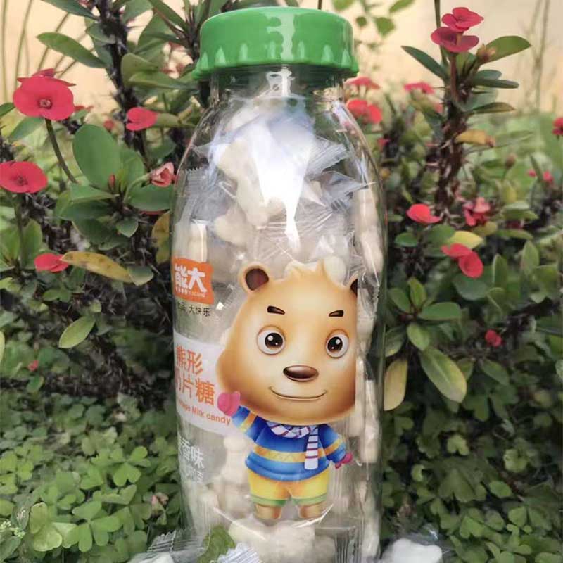 170g麦香味熊形奶片糖