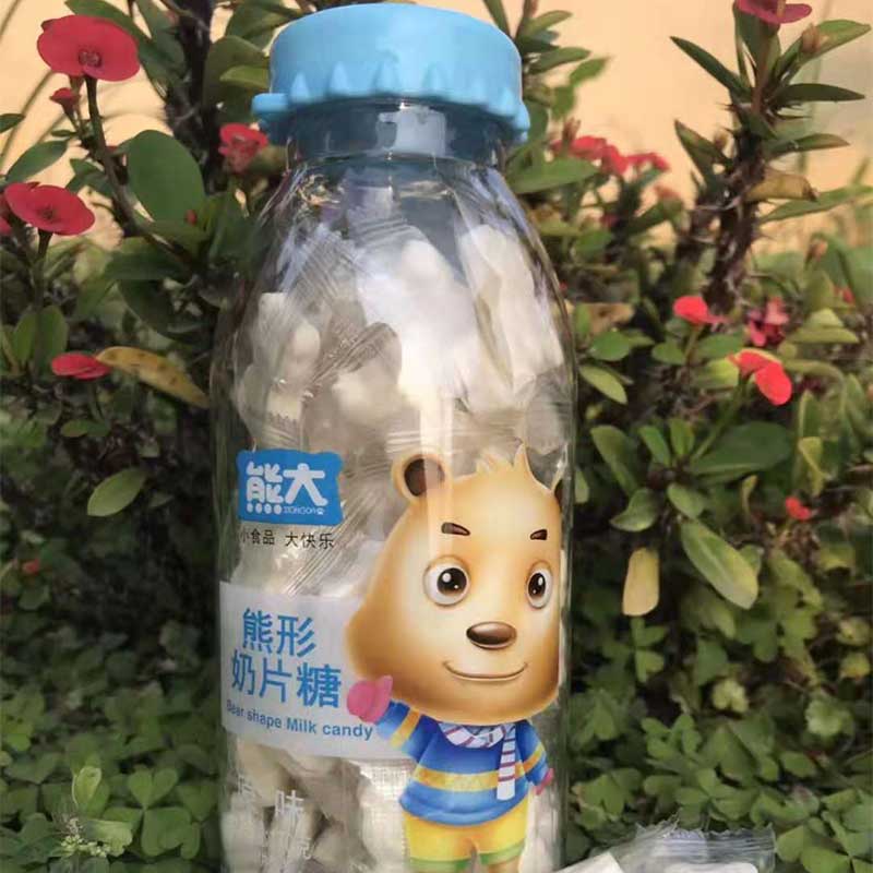 170g原味熊形奶片糖