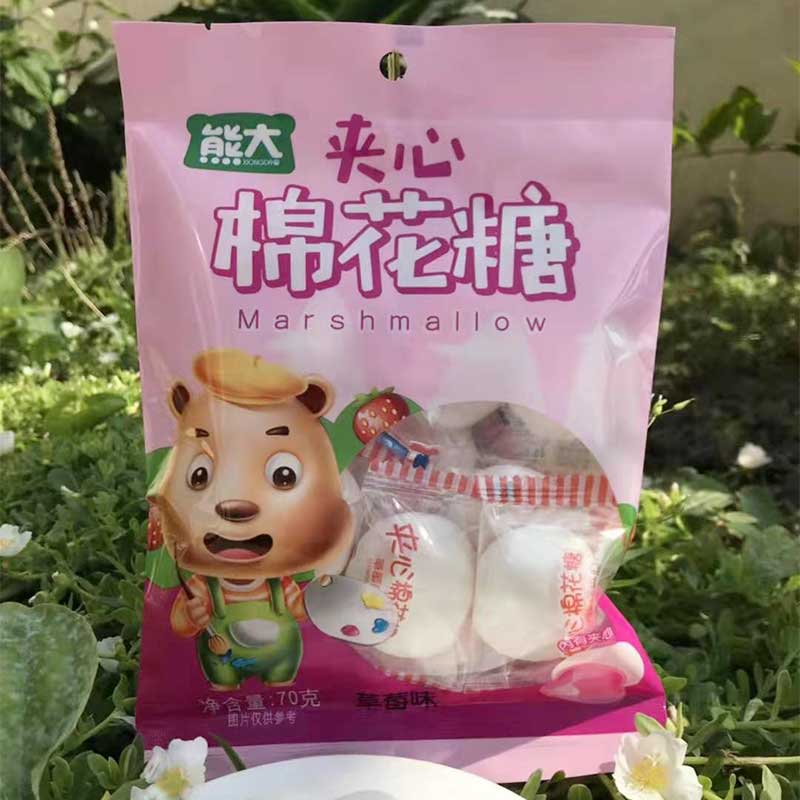 70g草莓味夹心棉花糖