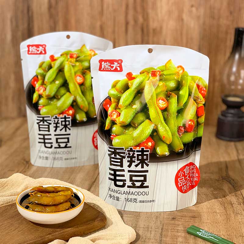 168g香辣毛豆