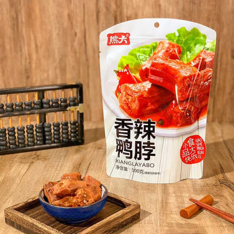 100g香辣鸭脖