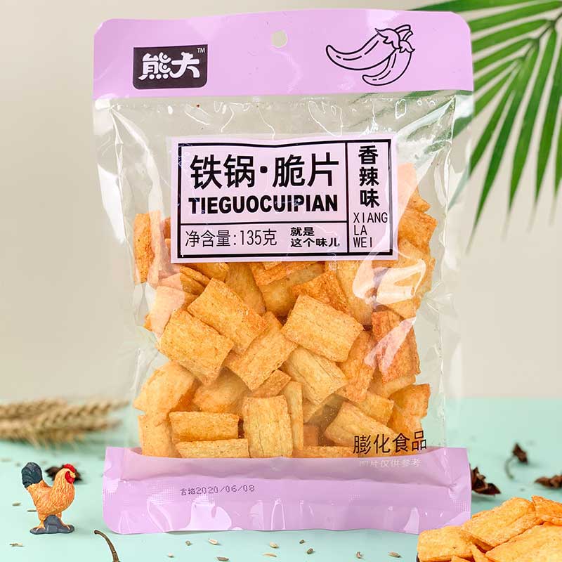 135g香辣味铁锅脆片