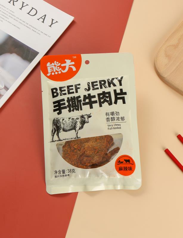 38g麻辣味手撕牛肉片