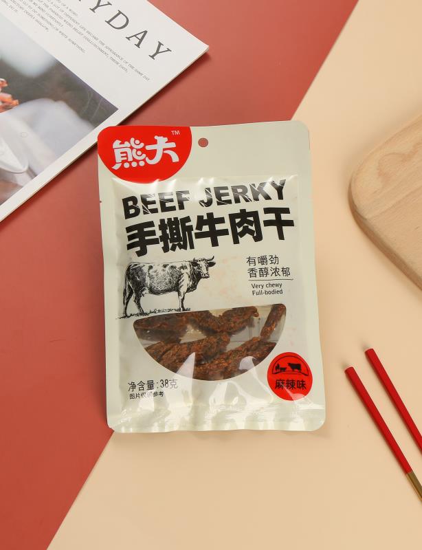38g麻辣味手撕牛肉干
