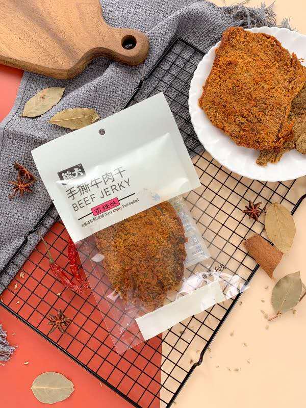 香辣味手撕牛肉干（片）