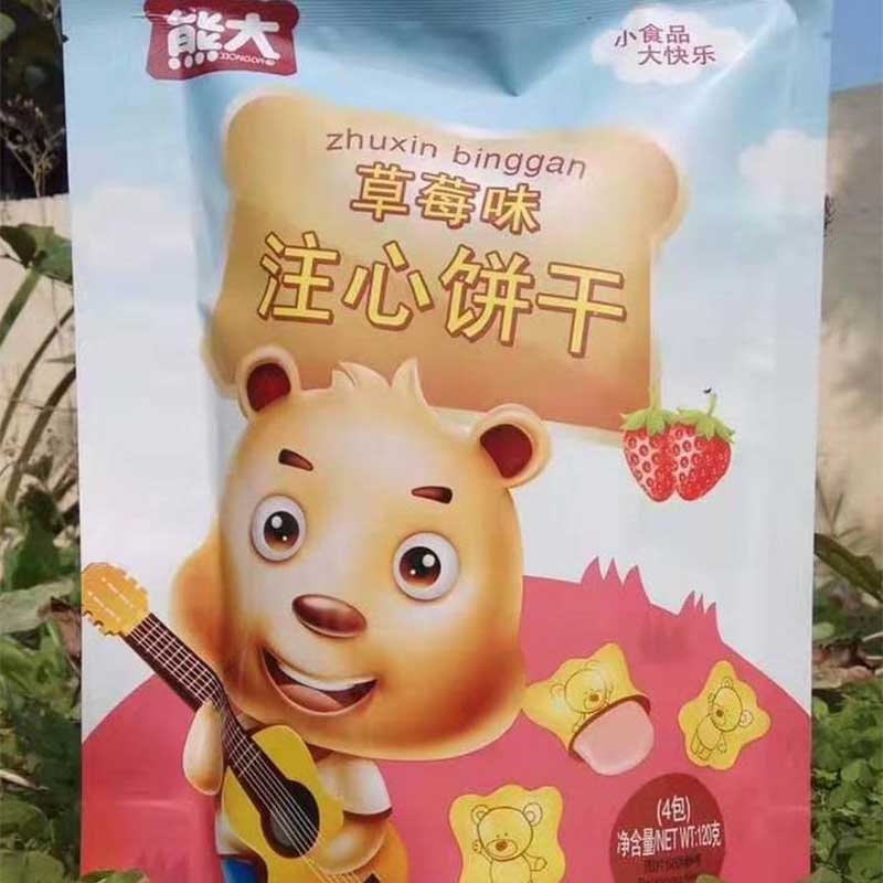 120g草莓味注心饼干