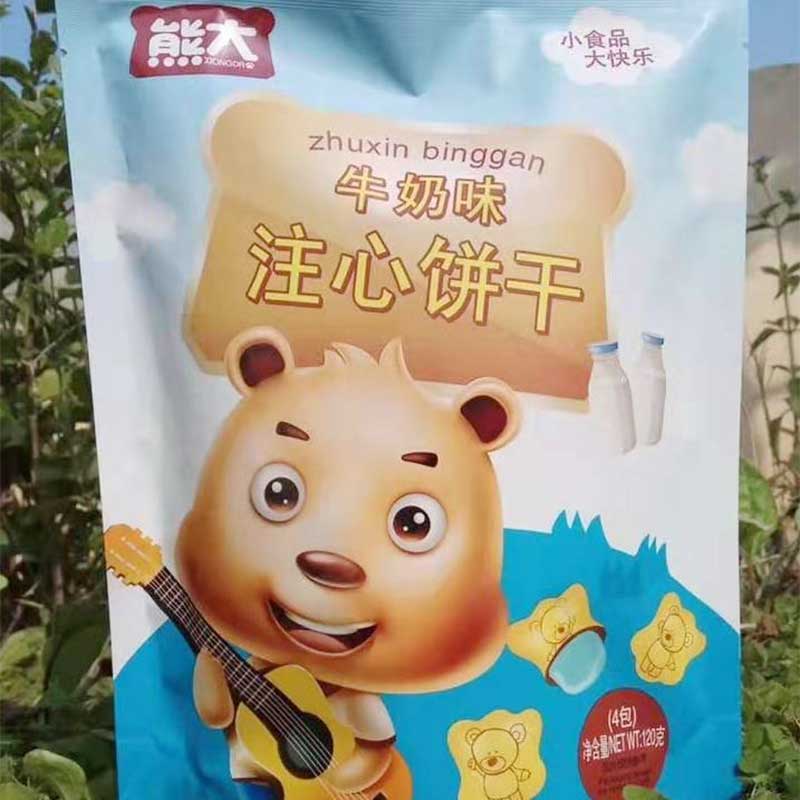 120g牛奶味注心饼干