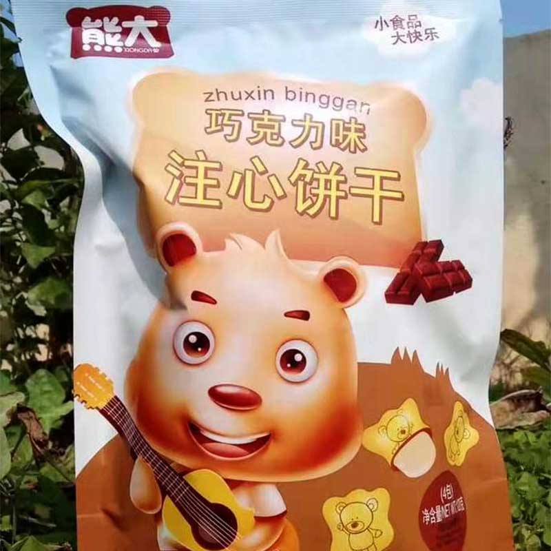 120g巧克力味注心饼干