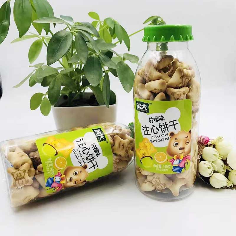 160g柠檬味注心饼干