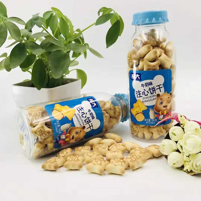 160g牛奶味注心饼干