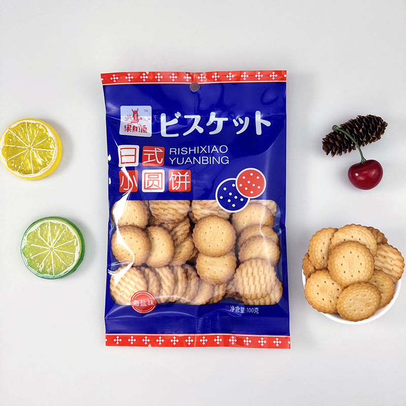 100g海盐味日式小圆饼
