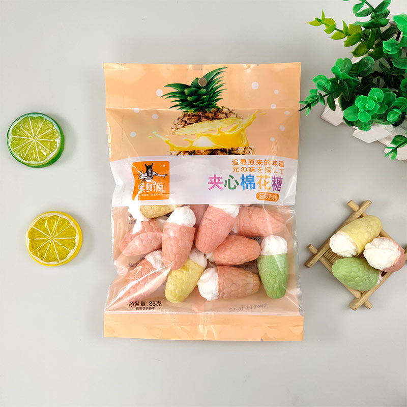 83g菠萝形夹心棉花糖