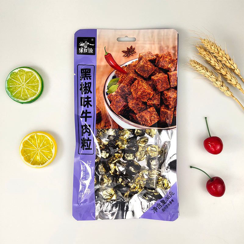 38g黑椒味牛肉粒
