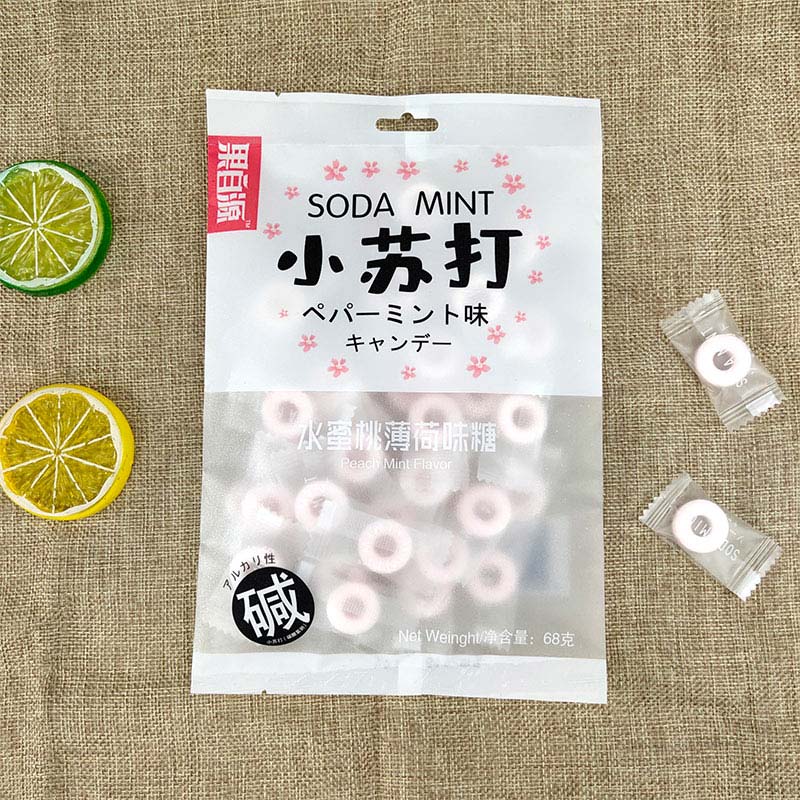 68g水蜜桃薄荷味糖