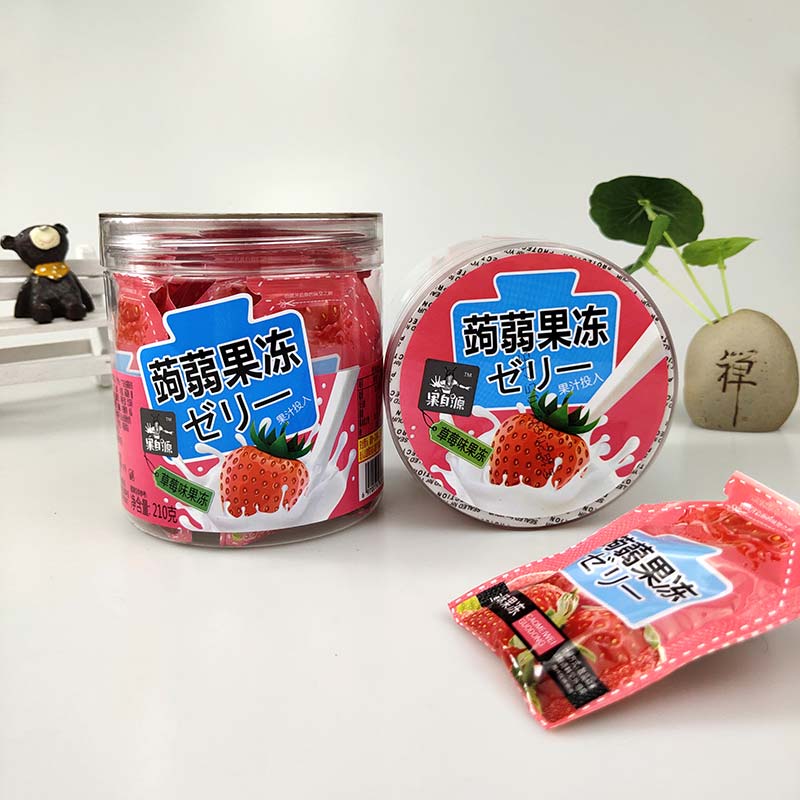 210g草莓味蒟蒻果冻