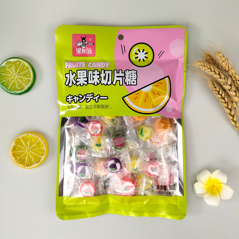 90g水果味切片糖
