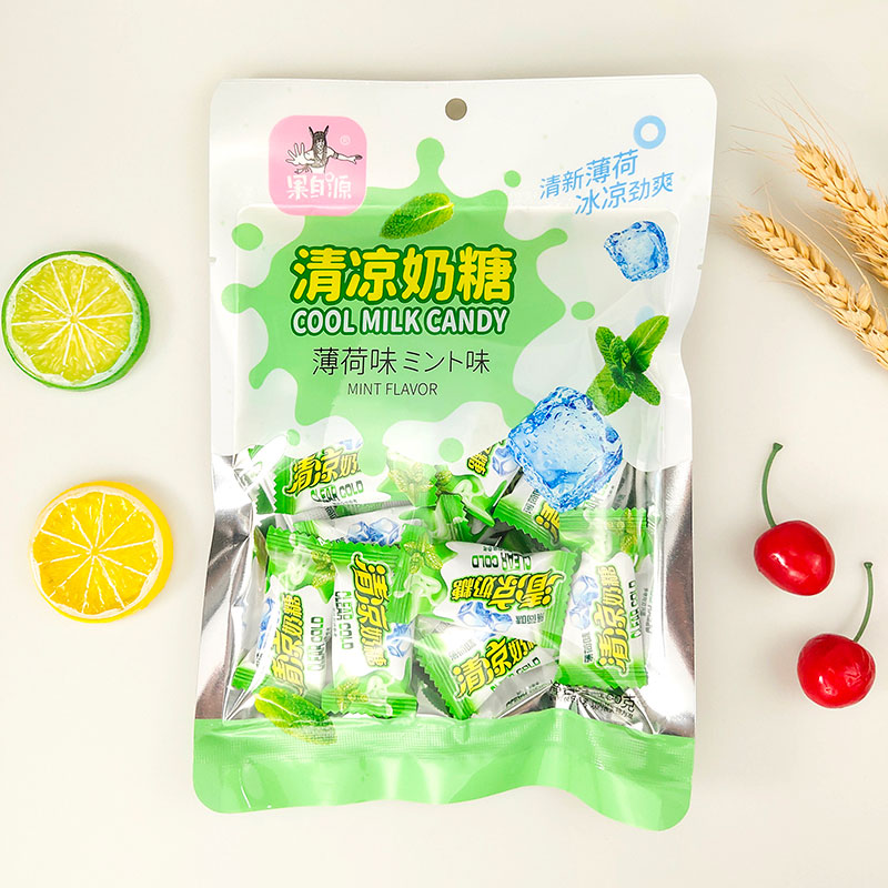 100g清凉奶糖
