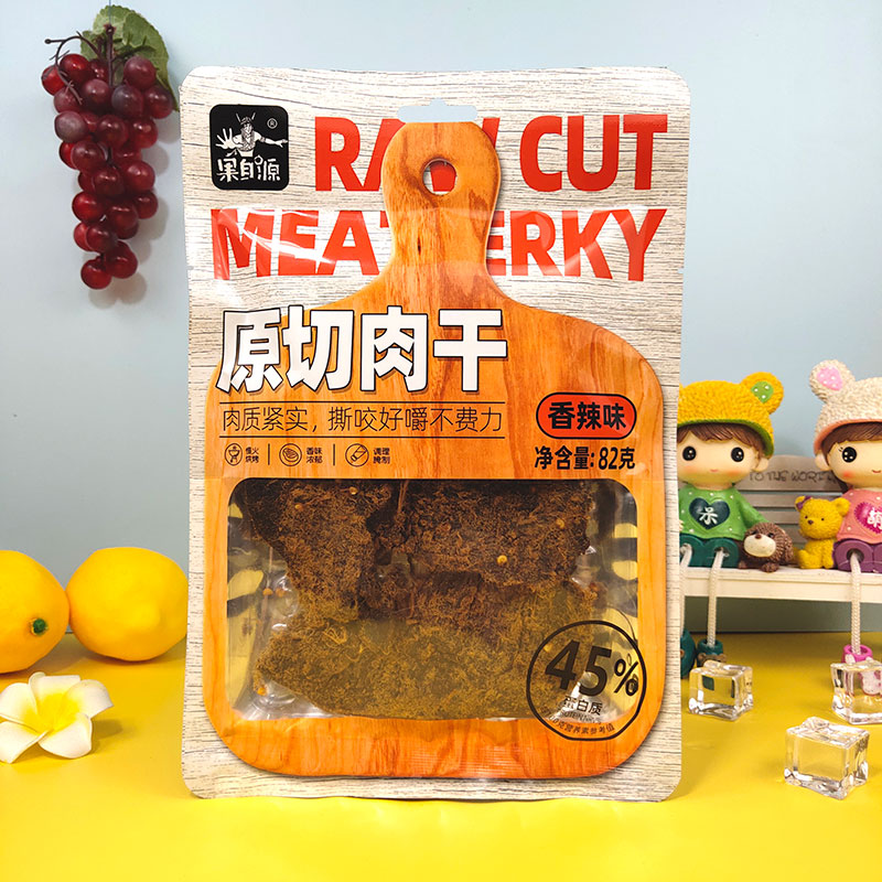 82g香辣味原切肉干