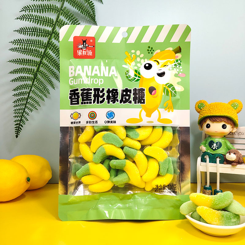 110g香蕉形橡皮糖