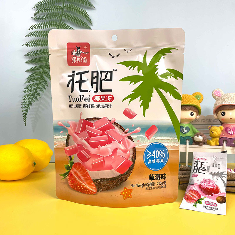 200g草莓味椰果冻