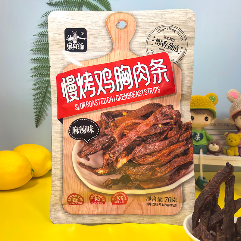 70g麻辣味慢烤鸡胸肉条